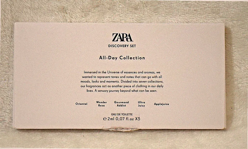 AUTHENTIC - Zara - EDT for Women - Discovery Set Perfume - All-Day Collection