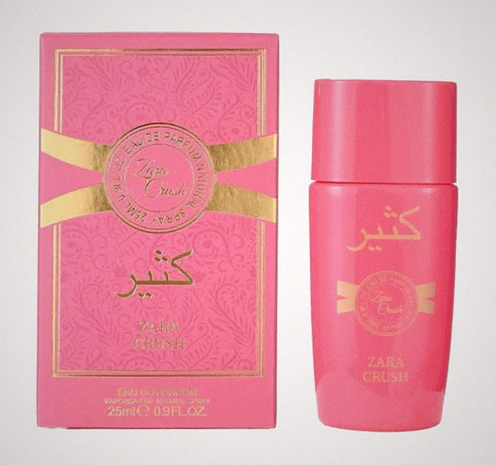 New Women's MINI ZARA CRUSH Eau de Parfum Spray 25ml - 0.9 fl oz