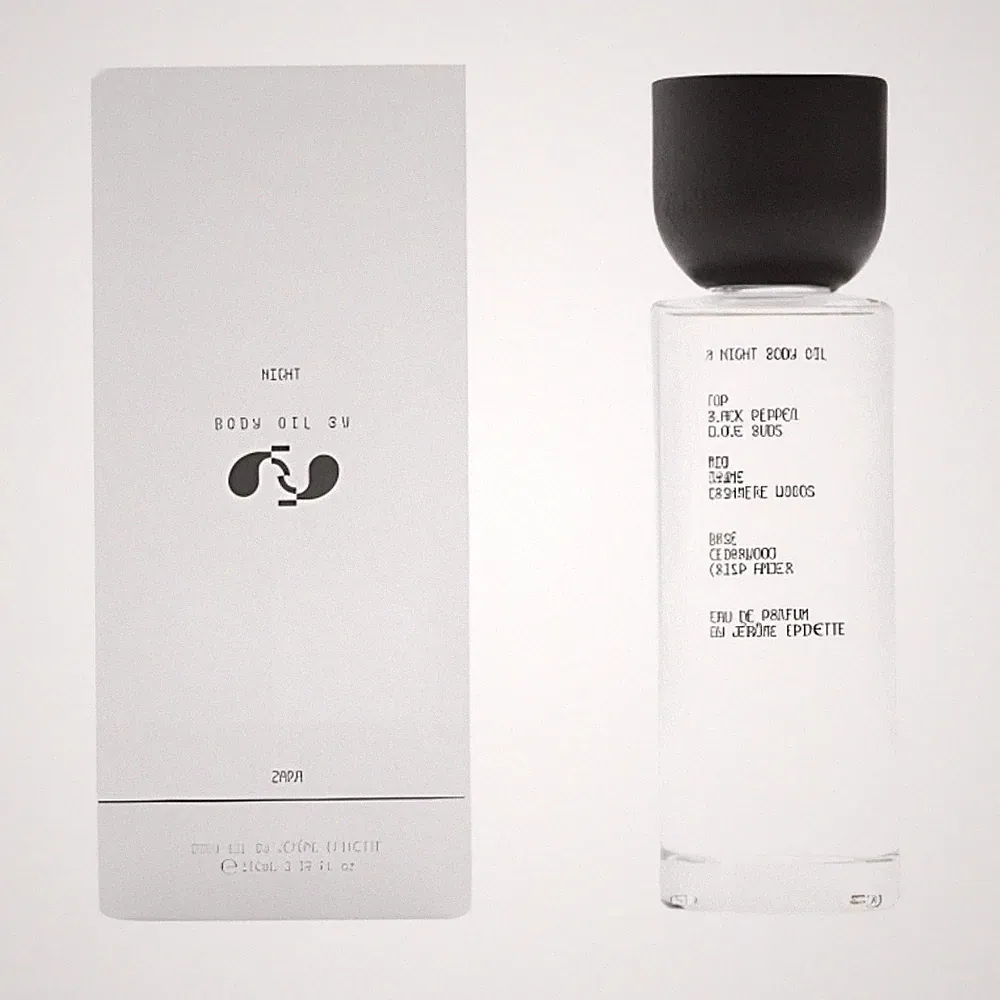 Zara A Night Fragrance Perfume Body Oil for Men Eau de Parfum 100ml (3.4 fl. oz)