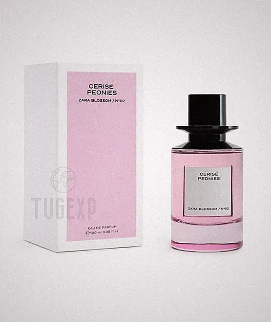 ZARA Cerise Peonies 100ml EDP Woman Eau de Parfum Fragrance New Perfume 3.38 Oz