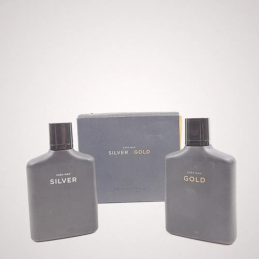 ZARA Gold & Silver Duo Set Men's Eau De Toilette 2 x 100ml (3.4oz) Fragrance