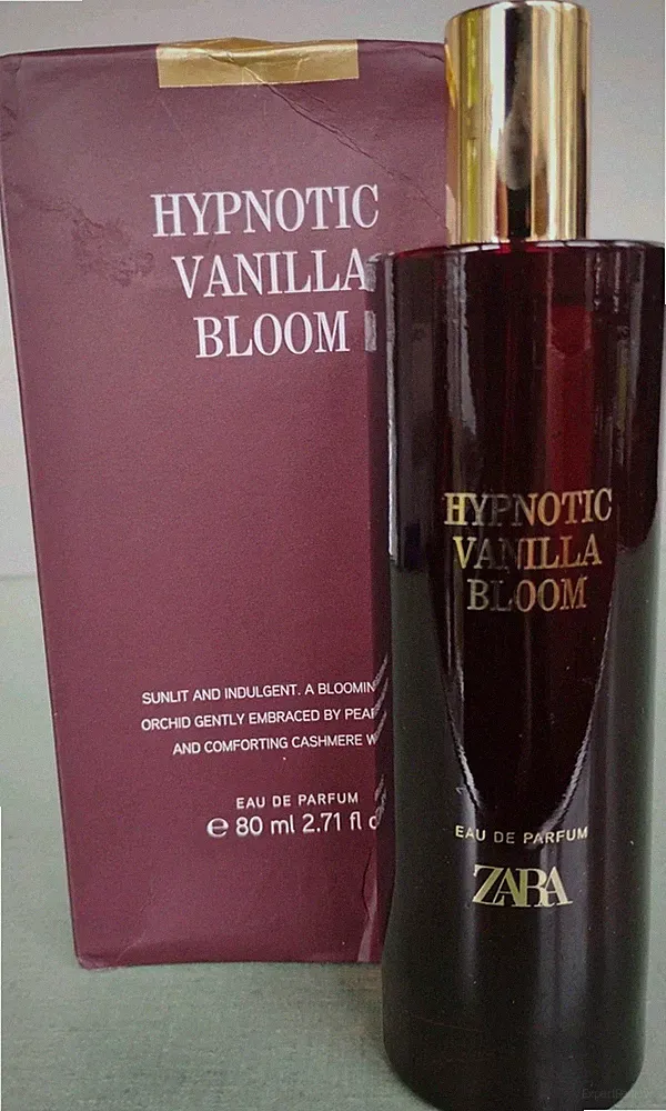 ZARA Hypnotic Vanilla Bloom Perfume 2.71oz Eau De Parfum 80ml Damaged Box