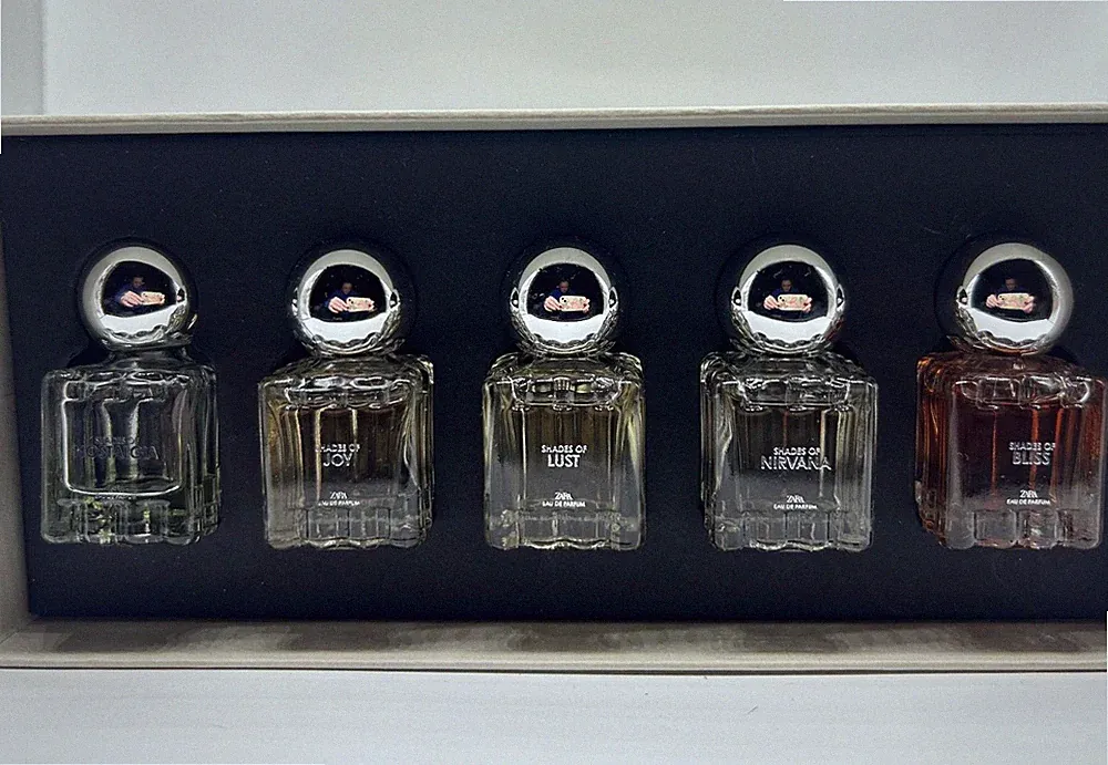 Zara Shades of Perfume Discovery Set Eau De Parfum .22 oz