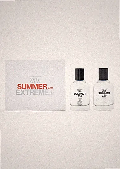 ZARA SUMMER 12.0 EDT 80 ML (2.71 FL. OZ) + ZARA EXTREME 12.0 EDT 80 ML
